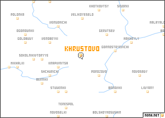 map of Khrustovo