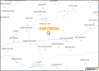 map of Khryapnik