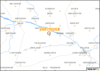 map of Khrynivka