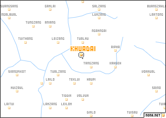 map of Khuadai