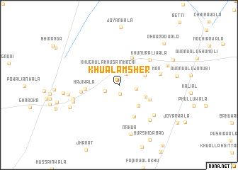 map of Khu Ālam Sher