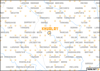 map of Khúa Lay
