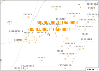 map of Khu Allāh Ditta Jhamat