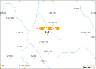 map of Khuangkhan