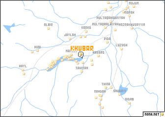 map of Khūbār