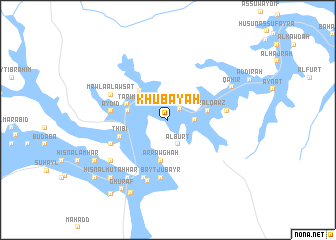 map of Khubāyah