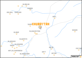 map of Khubaytah