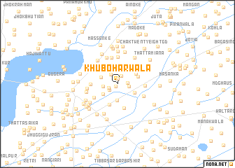 map of Khu Boharwāla