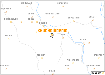 map of Khucho Ingenio