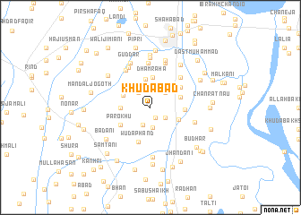 map of Khudābād