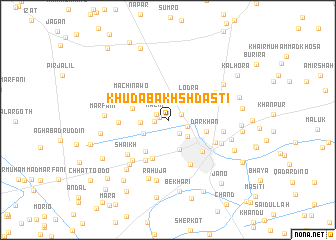 map of Khuda Bakhsh Dasti