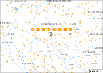 map of Khuda Bakhsh Gamban