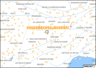 map of Khuda Bakhsh Jakhrāni