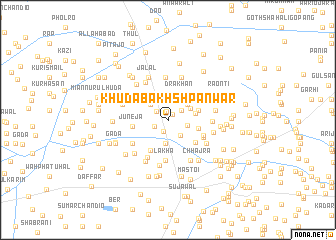 map of Khuda Bakhsh Panwār
