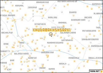 map of Khuda Bakhsh Sarki