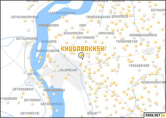 map of Khuda Bakhsh