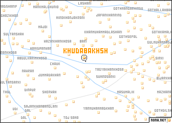 map of Khuda Bakhsh