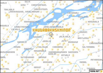 map of Khuda Bakhsk Minor