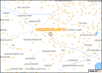 map of Khudādād Jāfri