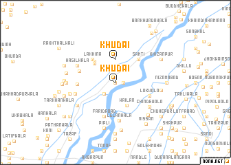 map of Khudāi