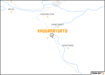 map of Khudanay-Urto