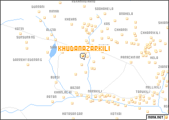 map of Khuda Nazar Kili
