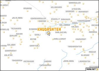 map of Khūdashteh