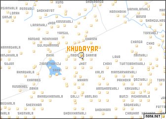 map of Khudāyār