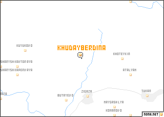 map of Khudayberdina