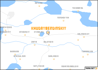 map of Khudayberdinskiy
