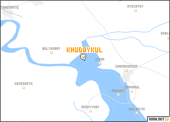 map of Khuday-Kulʼ