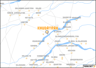 map of Khuḑayrah