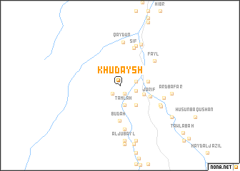 map of Khudaysh