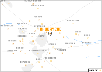 map of Khudayzad