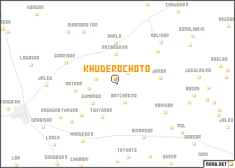 map of Khudero Choto
