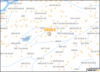 map of Khude