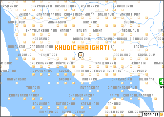 map of Khudi Chhaighāti