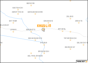 map of Khudlin