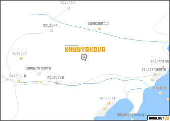 map of Khudyakova