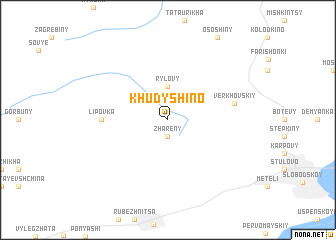 map of Khudyshino