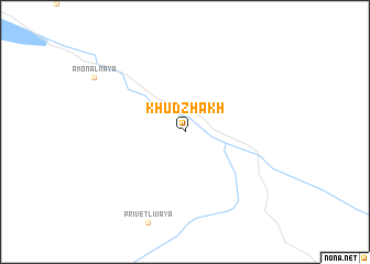 map of Khudzhakh