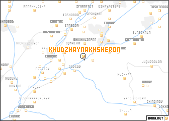 map of Khudzhay-Nakhsheron
