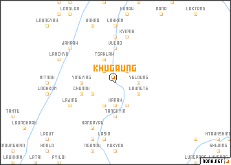 map of Khugaung