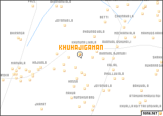 map of Khu Hāji Gāman