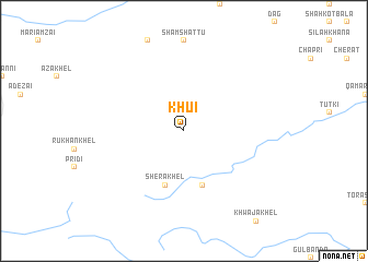 map of Khūi