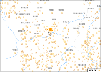 map of Khūi