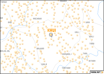 map of Khūi