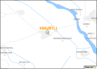 map of Khŭjayli