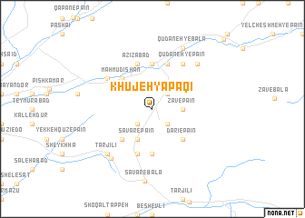 map of Khūjeh Yāpāqī