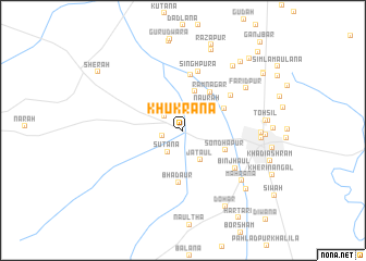 map of Khukrāna